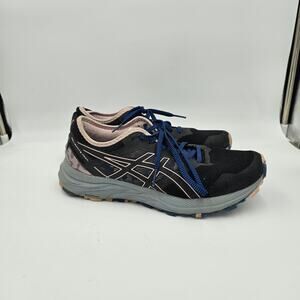 ASICS Gel Excite Trail Womens 9.5 Black Pink Running Shoes Sneakers Athletic